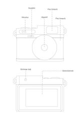 Dijital Fotoğraf Makineleri Video Kamera Mini Anahtarlık 1080P CMR35