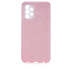 Samsung Galaxy A33 Shining Silikon kılıf Rose Gold