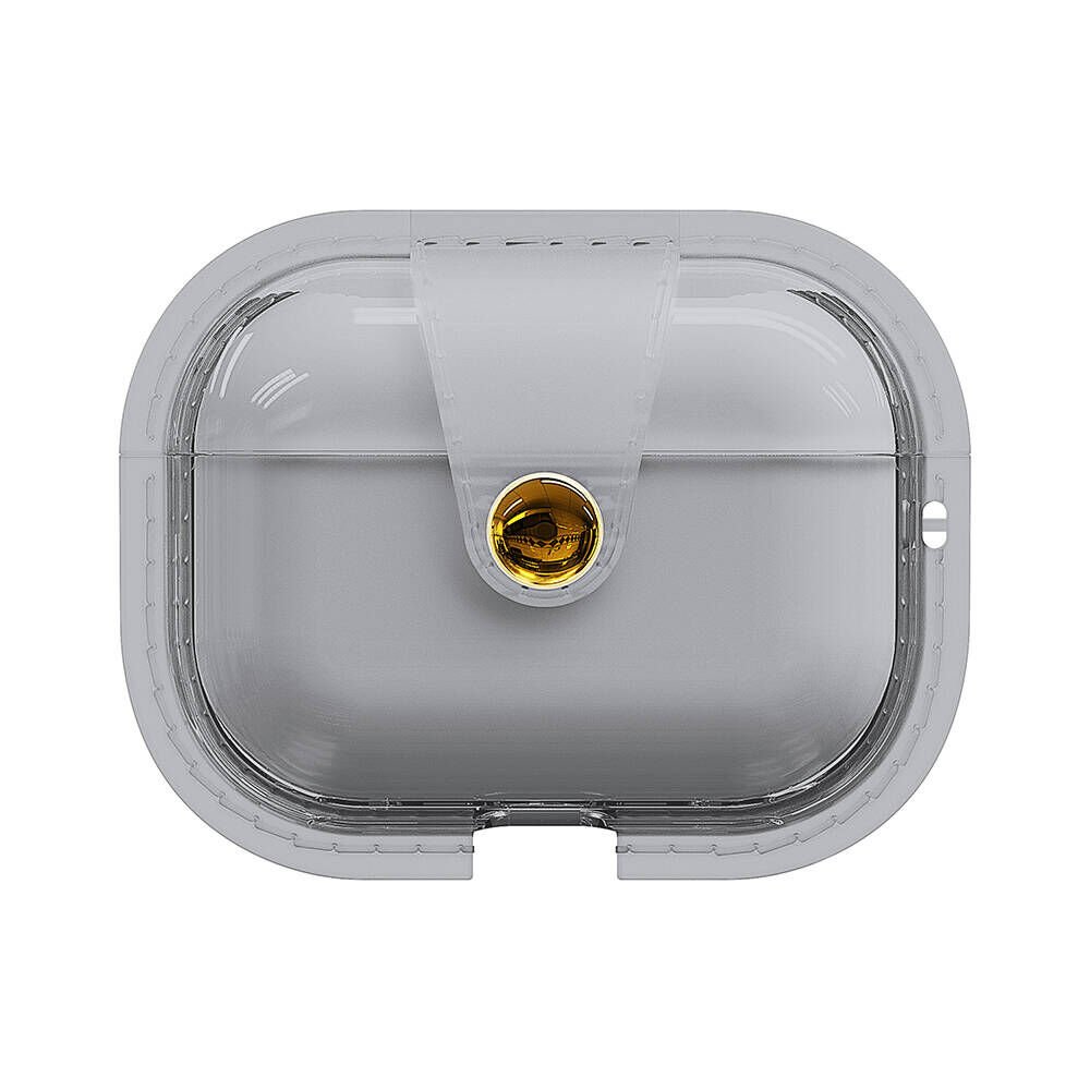 Airpods Pro 2 Airbag 33 Darbelere Karşı Dayanıklı Magnetik Kılıf Gri