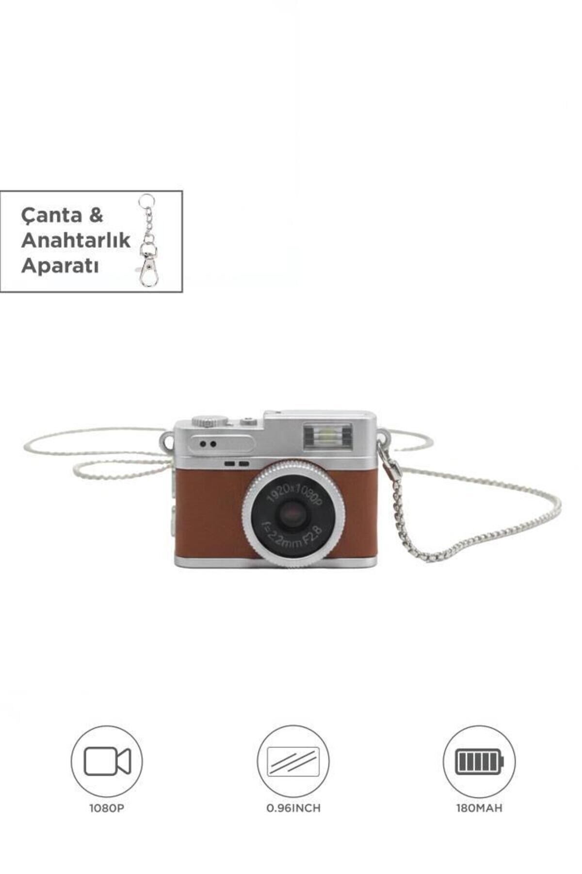Dijital Fotoğraf Makineleri Video Kamera Mini Anahtarlık 1080P CMR35 Haki