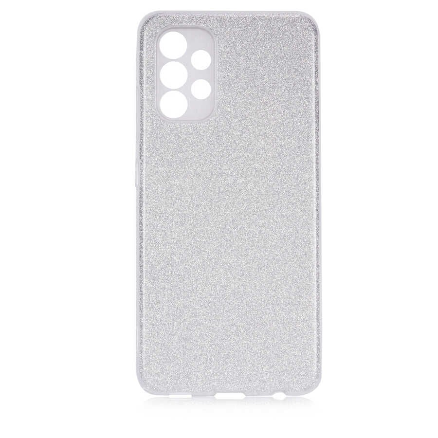 Samsung Galaxy A33 Shining Silikon kılıf Gri