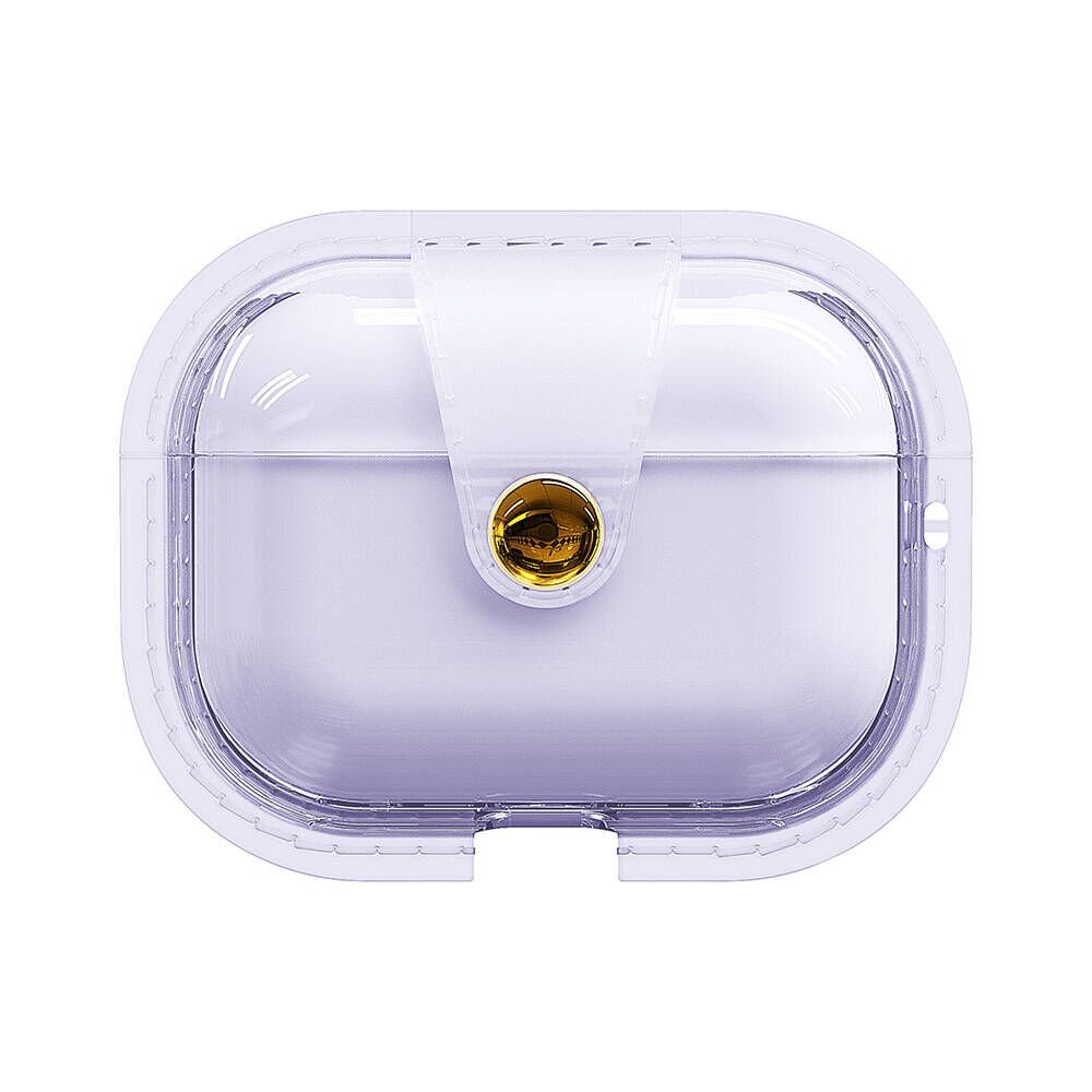 Airpods Pro 2 Airbag 33 Darbelere Karşı Dayanıklı Magnetik Kılıf Mor