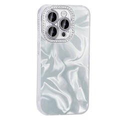 iPhone 14 Pro Max Kılıf Airbagli Parlak Taş Detay Tasarımlı Esila Kapak