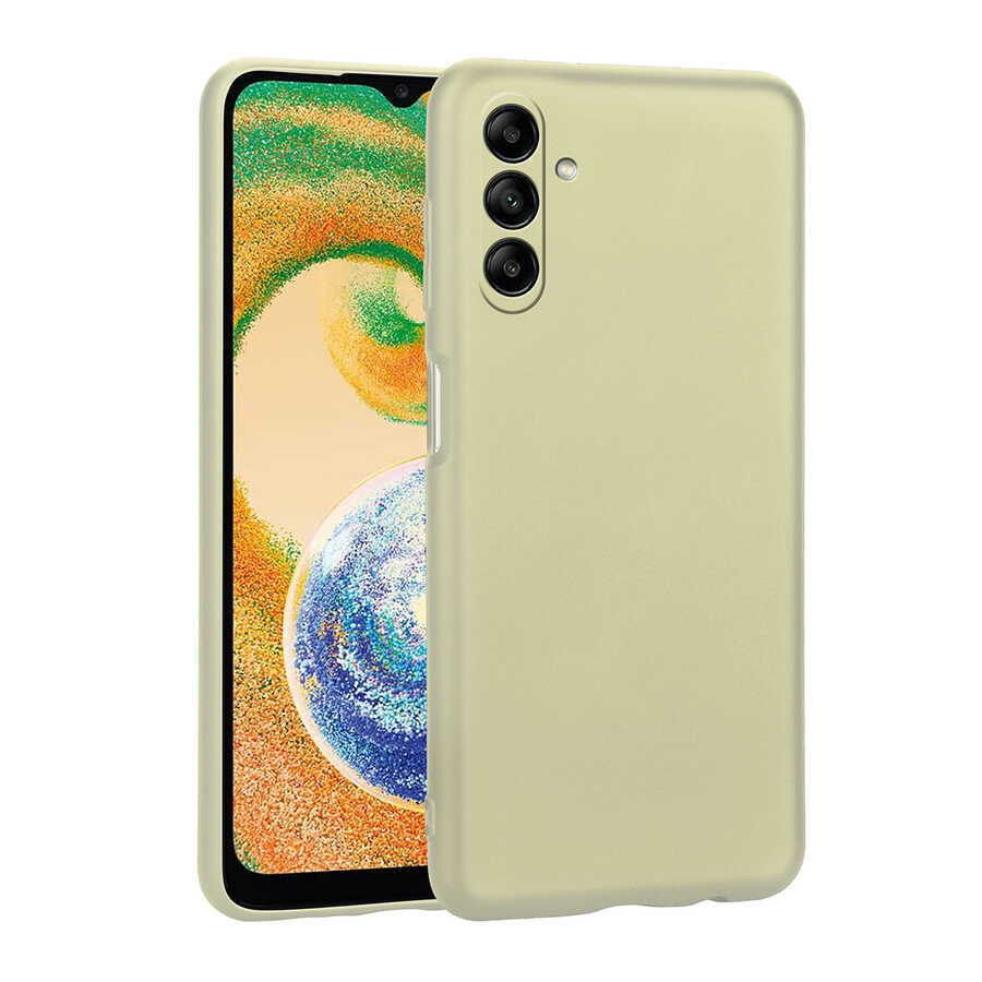 Samsung Galaxy A04S Premier Silikon Kapak kılıf Gold