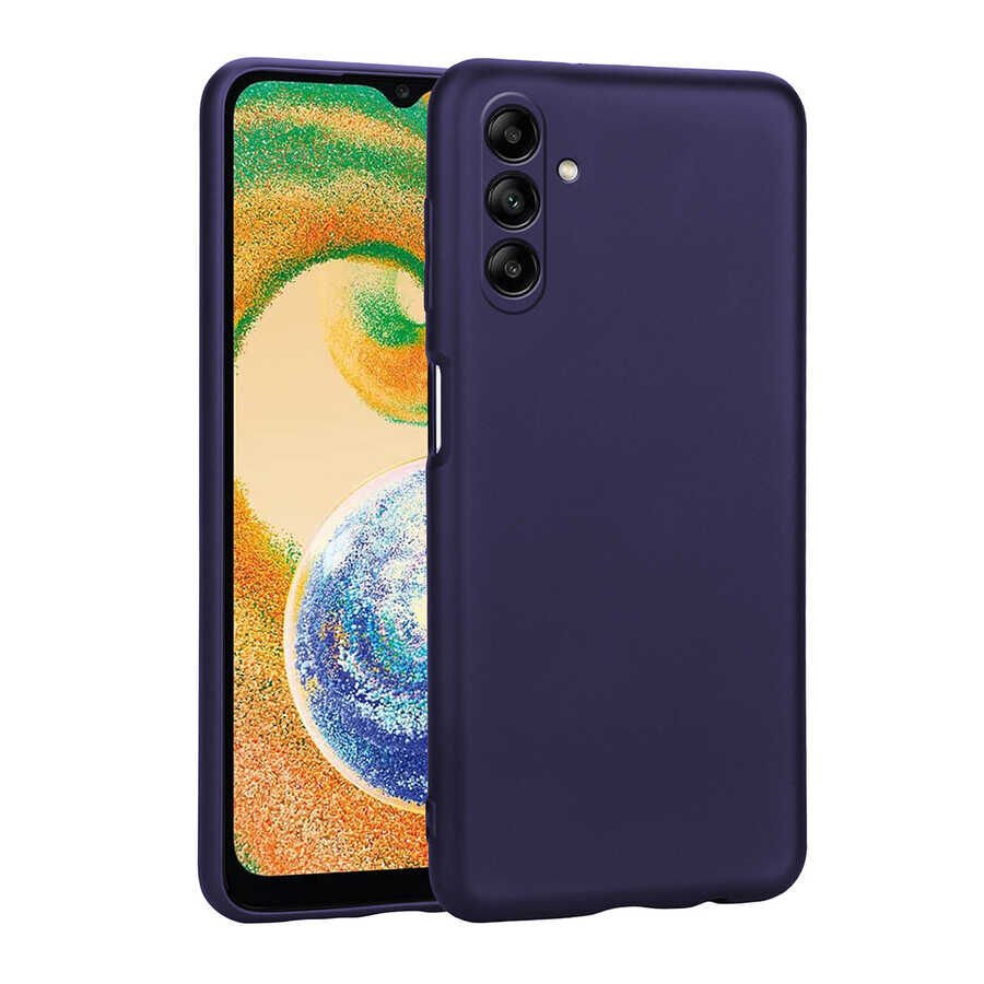 Samsung Galaxy A04S Premier Silikon Kapak kılıf Lacivert