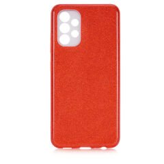 Samsung Galaxy A33 Shining Silikon kılıf Kırmızı