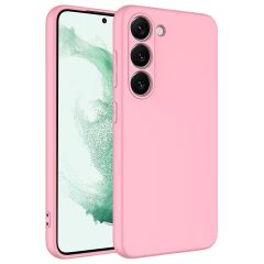 Samsung Galaxy S23 Kılıf Kamera Korumali Mara Lansman Kapak Pembe