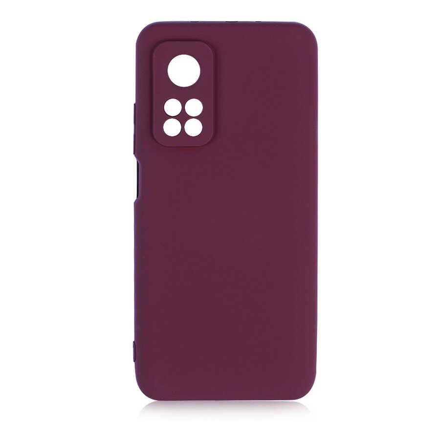Xiaomi Mi 10T 5G Kılıf Kamera Korumali Mara Lansman Kapak Koyu Mor
