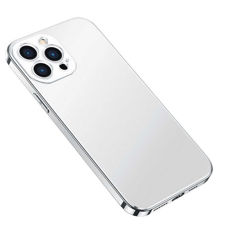 iPhone 12 Pro Kılıf Bobo Kapak Gümüş