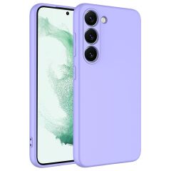 Samsung Galaxy S23 Kılıf Kamera Korumali Mara Lansman Kapak Lila