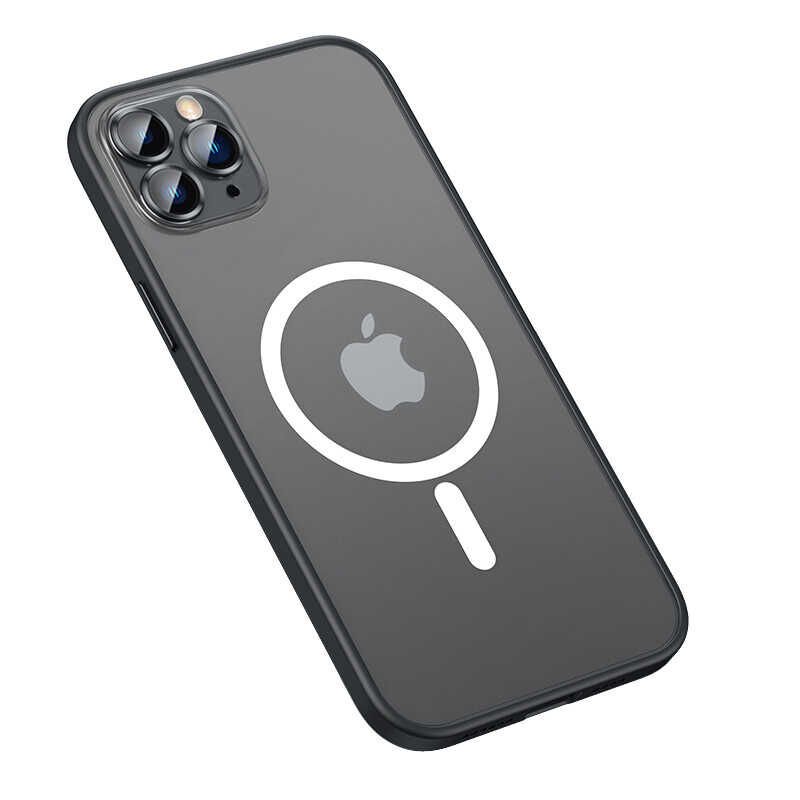 iPhone 13 Pro Kılıf Mokka Wireless Kapak Siyah