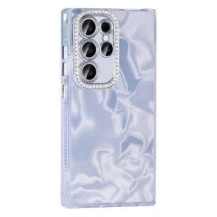 Samsung Galaxy S23 Ultra Kılıf Airbagli Parlak Taş Detay Tasarımlı Esila Kapak