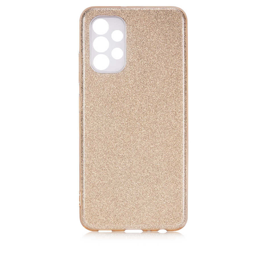 Samsung Galaxy A32 4G Kılıf Shining Silikon Gold