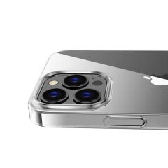 iPhone 12 Pro Kılıf Ultra İnce Sert Kamera Çıkıntılı Şeffaf Vonn Kapak