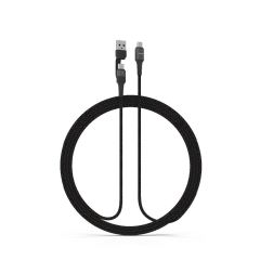 Syrox C143 60W 2 in 1  To Type-C Hasir Ultra Hızlı Şarj & Data Kablosu