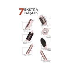 7 In 1 Hava Üflemeli Saç Şekillendirici Airwrap Compact Saç Kurutma Fön Makinesi