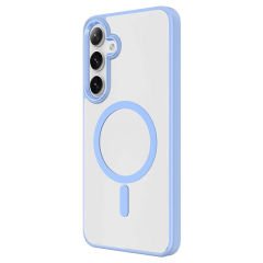 Samsung Galaxy S24 Kılıf Magsafe Şarj Özellikli Krom Magsafe Silikon Kapak