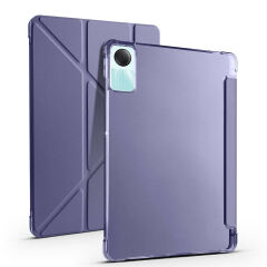 Xiaomi Redmi Pad SE Kılıf Tri Folding Kalem Bölmeli Standlı Kılıf Siyah