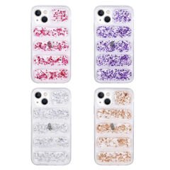 iPhone 13 Kılıf Kamera Korumalı Simli Airbag'li Dalga Kapak