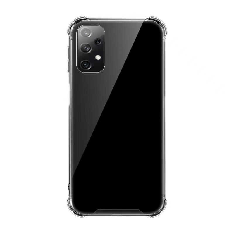 Samsung Galaxy A32 4G Kılıf Nitro Anti Shock Darbe Emici Köşe Korumalı Şeffaf Silikon Kapak Renksiz