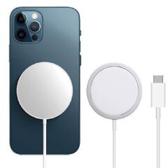 M-Safe Charger Kablosuz Şarj Cihazı Kablosuz Şarj Aleti Iphone Uyumlu Ve Tüm Telefonlarla Uyumlu