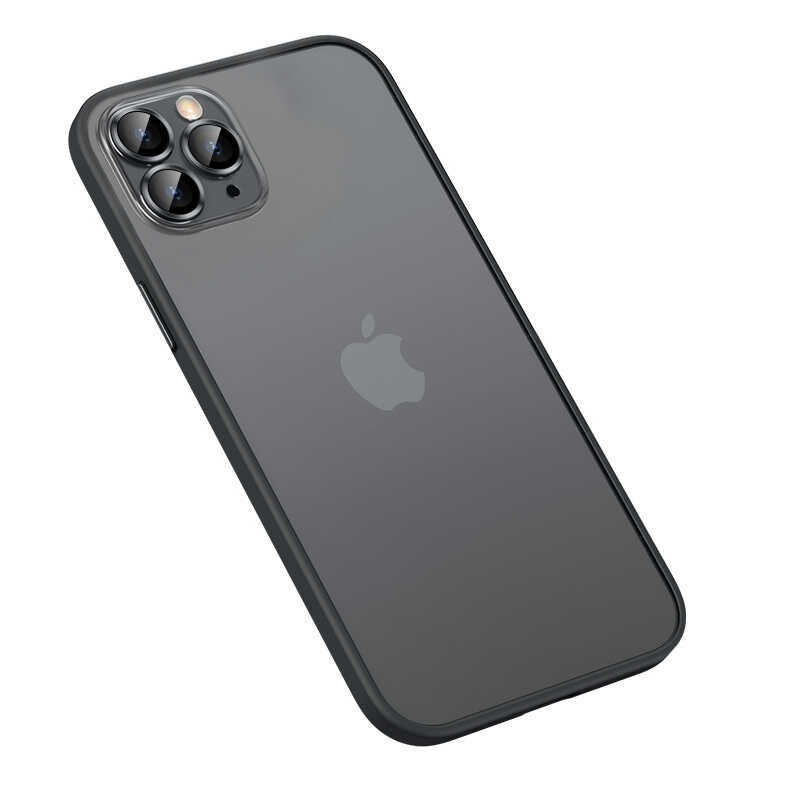 iPhone 12 Pro Kılıf Retro Kapak Siyah