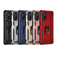 Samsung Galaxy M52 Kılıf Vega Tank Sert Yüzüklü Standlı Zırh Koruma Kapak