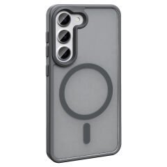 Samsung Galaxy S24 FE Kılıf Kablosuz Şarj Özellikli Mat Arka Yüzey Sio Kapak