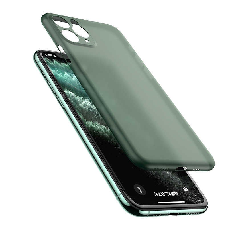 iPhone 11 Pro Kılıf 1.Kalite PP Silikon Yeşil