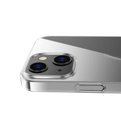 iPhone 15 Plus Kılıf Ultra İnce Sert Kamera Çıkıntılı Şeffaf Vonn Kapak