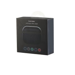 Airpods 3. Nesil Airbag 43 600D Karbon Fiber Kulaklık Kılıfı Siyah