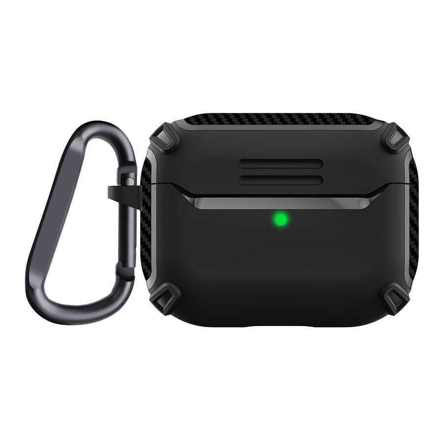 Airpods Pro 2 Kılıf Airbag 26 Silikon Siyah