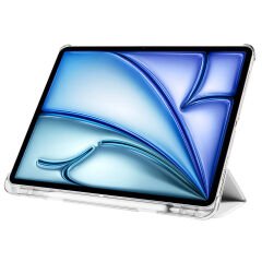 iPad Pro 12.9 2020 (4.Nesil) Smart Cover Kalem Bölmeli Standlı 1-1 Kılıf