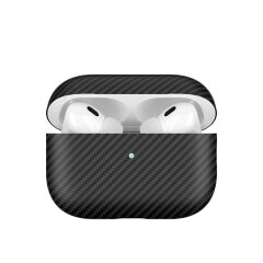 Airpods Pro 2 Airbag 43 600D Karbon Fiber Kulaklık Kılıfı Lacivert