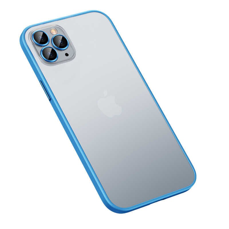 iPhone 12 Pro Kılıf Retro Kapak Mavi