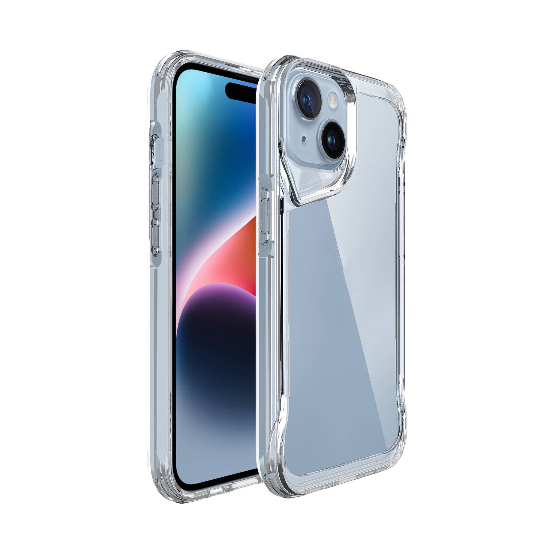 iPhone 15 Plus Kılıf T-Max Kapak Kılıf Renksiz