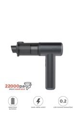 Araç İçi Süpürge 22.000PA Süper Güçlü Emiş USB-C Şarjlı Mini 8000 Mah Araba El Süpürgesi LT102