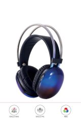 Kablosuz RGB Işıklı Kulak Üstü Bluetooth Kulaklık