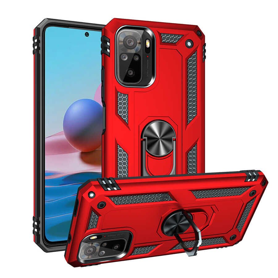Xiaomi Poco M5S Kılıf Vega Kapak Kırmızı