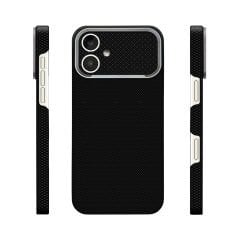 iPhone 17 Uyumlu  400D MagSafe Şarj Özellikli Kılıf Premium Paris Zerre Sert PC Kapak