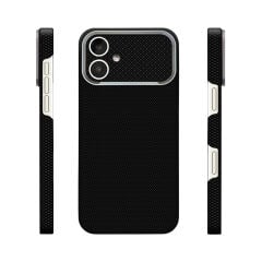iPhone 17 Uyumlu  400D MagSafe Şarj Özellikli Kılıf Premium Paris Zerre Sert PC Kapak