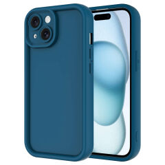 iPhone 14 Kılıf Kamera Korumalı Ananas Kapak Kahverengi