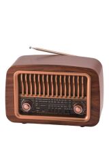 Bluetooth Hoparlör Nostaljik Radyo Kablosuz Speaker D59
