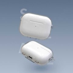 Airpods Pro 2 Kılıf Şeffaf Kristal Silikon Airbag 14 Kılıf