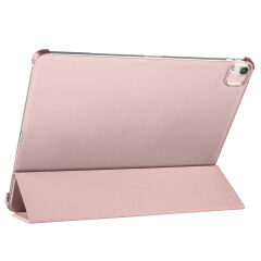 iPad Pro 12.9 2022 M2 Smart Cover Kalem Bölmeli Standlı 1-1 Kılıf Gri