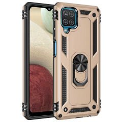 Samsung Galaxy M32 Kılıf Vega Tank Sert Yüzüklü Standlı Zırh Koruma Kapak