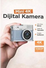 Dijital Fotoğraf Makineleri Video Kamera Mini Anahtarlık 1080P CMR35 Mavi