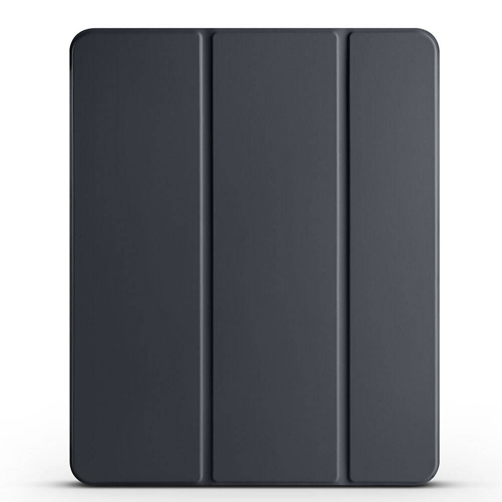 iPad Pro 12.9 2022 M2 Smart Cover Kalem Bölmeli Standlı 1-1 Kılıf Siyah