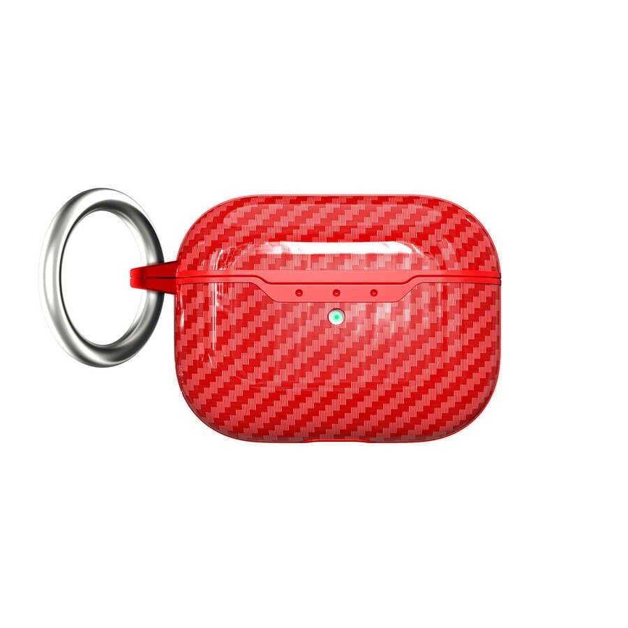 Airpods Pro 2 Kılıf Airbag 04 Silikon Kırmızı