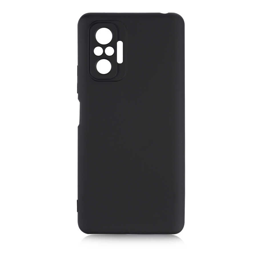 Xiaomi Redmi Note 10 Pro Kılıf Kamera Korumali Mara Lansman Kapak Siyah